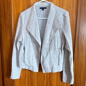 Women's Banana Republic Gray Textured Jacket size Large
